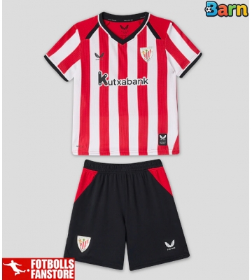 Athletic Bilbao Hemmatröja Barn 2026-27 Kortärmad (+ Korta byxor)